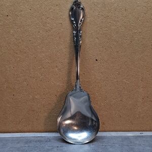 Lyons Stainless Queens Fancy Pattern Serving Spoon